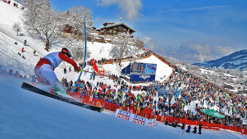 Perfekte Bedingungen herrschen beim Slalom am Sonntag. (Bild: Christof Birbaumer)