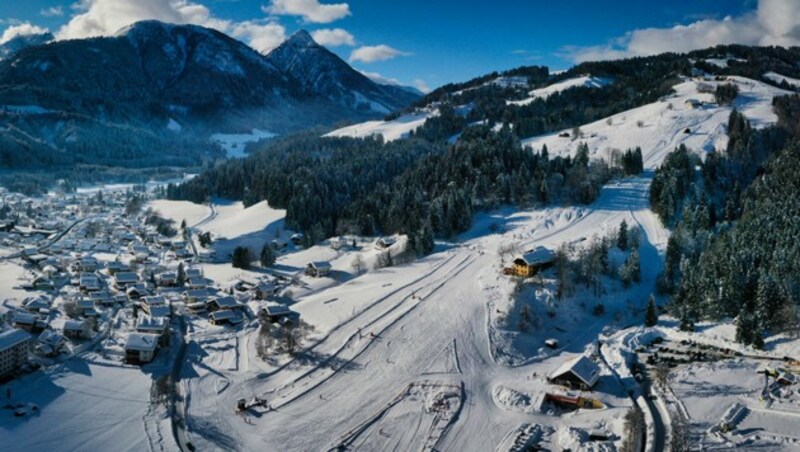 Sechs Kilometer Pisten laden zum Skifahren ein. (Bild: Bergbahnen Vorhegg)