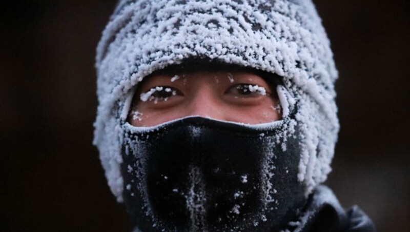 Mit minus 53 Grad wurde in China die historische Tiefsttemperatur erreicht. (Bild: AFP)