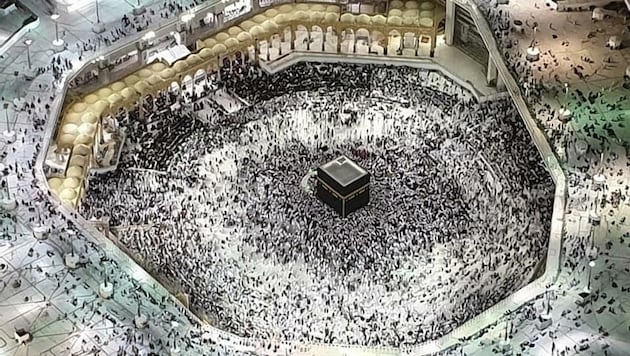 Die Kaaba in Mekka ist eine heilige Stätte des Islam. Kein Zutritt für Nicht-Muslime ... (Bild: Facebook/Omar Al-Rawi)