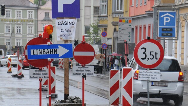 Aufpassen im Innsbrucker Stangenwald heißt es in Kürze für alle Verkehrsteilnehmer. (Bild: Andreas Fischer)