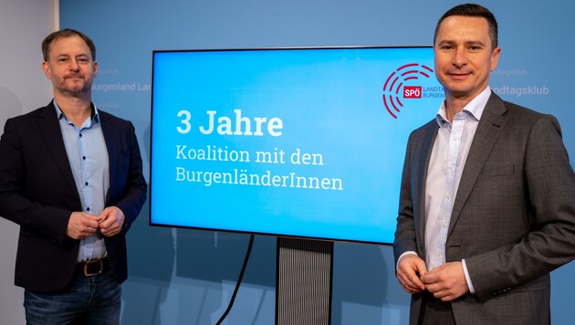 „SPÖ steht für verlässliche Politik“, so Fürst und Hergovich. (Bild: SPÖ-Klub)