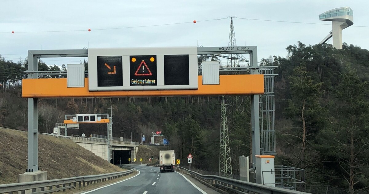 Bilanz Zum Vorjahr - „Achtung, Geisterfahrer“: 45 Meldungen In Tirol ...