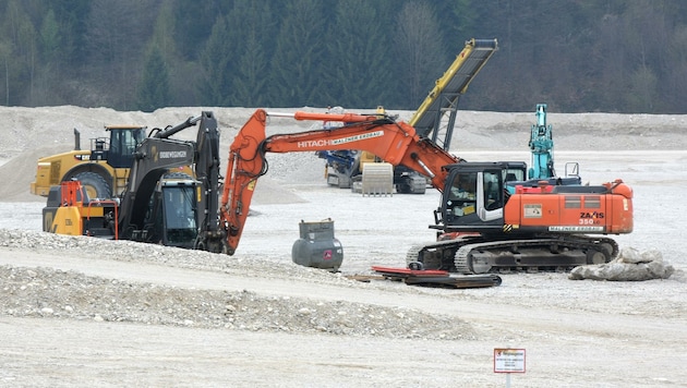 Ein Schnappschuss von Ende April 2022 von der Flächenaufbereitung für Ehrenfeld II (Bild: Wolfgang Spitzbart)