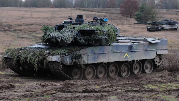 Ein Leopard 2A6 - die Version, die Deutschland an die Ukraine abgeben will. (Bild: KMW)