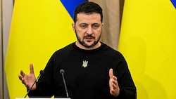 Der ukrainische Präsident Wolodymyr Selenskyj (Bild: APA/AFP/YURIY DYACHYSHYN)