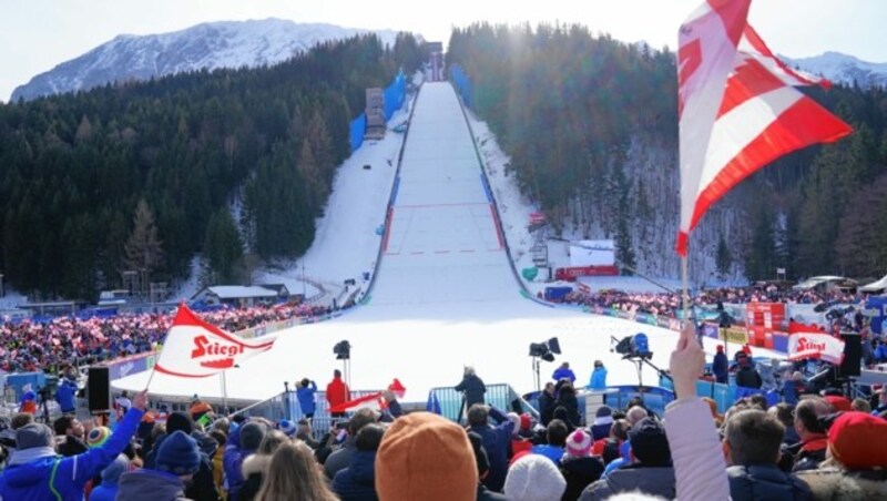 Die große Skiflugschanze am Kulm in Bad Mitterndorf (Bild: Sepp Pail)