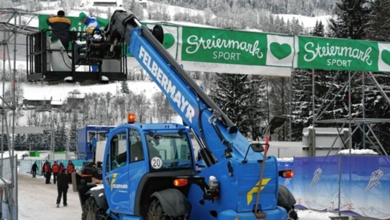 Aufarbeiten am Kulm (Bild: Pail Sepp)