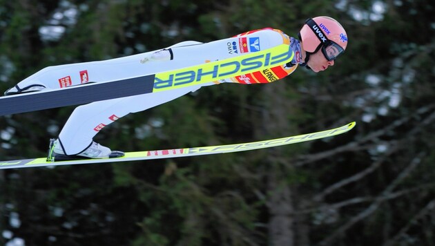 Stefan Kraft am Kulm (Bild: Sepp Pail)