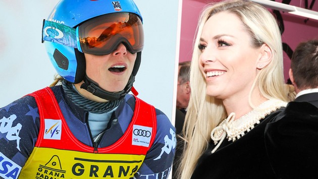 Mikaela Shiffrin (li.) oder Lindsey Vonn - wer ist die beste Ski-Dame aller Zeiten? (Bild: GEPA )