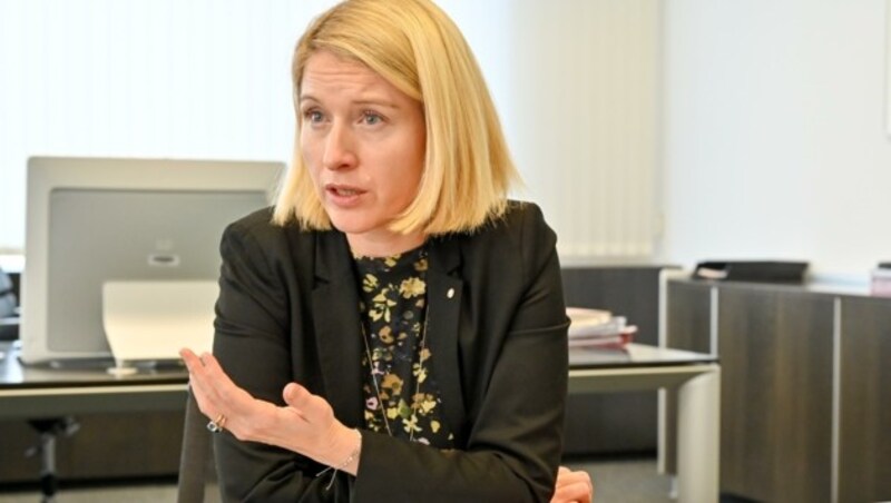 Gesundheitsreferentin Christine Haberlander (ÖVP) (Bild: Dostal Harald)