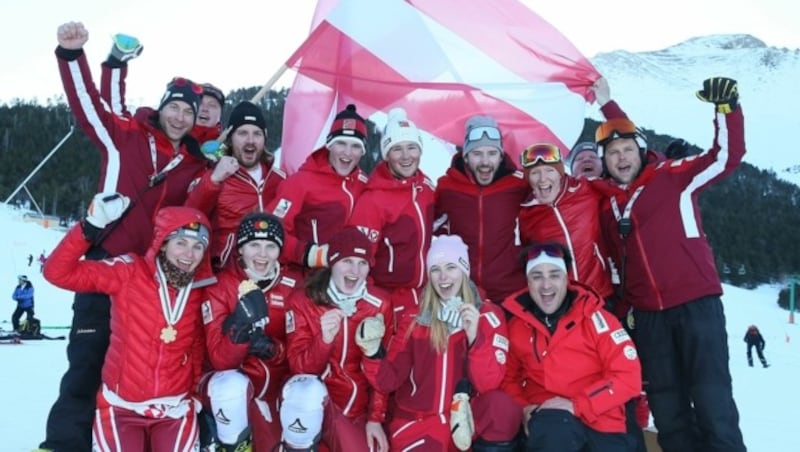 Auch am Schlusstag konnte bei der Para-Ski-WM in Espot lautstark gejubelt werden. (Bild: ÖSV/Marcus Hartmann)