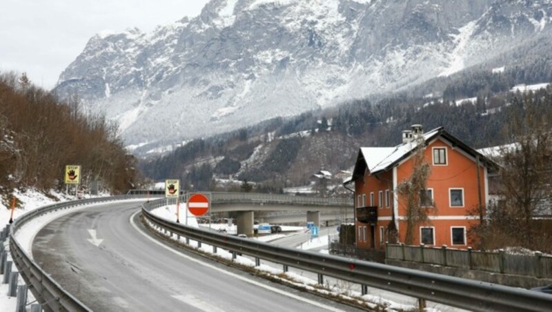 Die Auffahrtsrampe auf die A10 in Werfen-Imlau wird ab 2025 zurückgebaut (Bild: Gerhard Schiel)