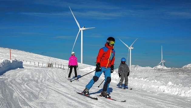 Auch in Kärntens Skigebieten könnten Windräder errichtet werden (Bild: KlausRockenbauer)