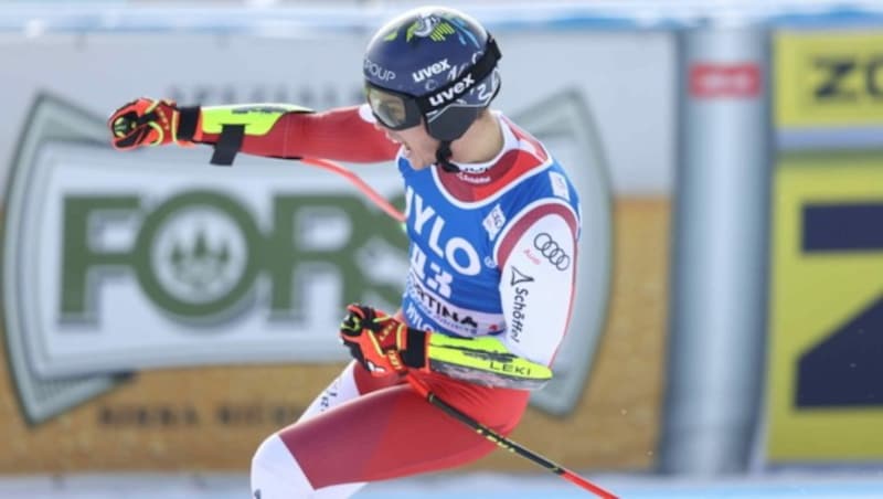 Cortina-Sensationsmann Lukas Feurstein gibt sich auch nach seinem Abflug und seinem vorzeitigen Saisonende kämpferisch. (Bild: GEPA pictures)