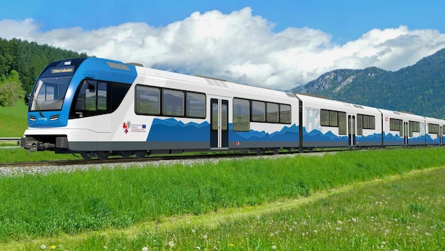 Wasserstoff statt Diesel wird für die Zillertalbahn angestrebt (Bild: ZVB)