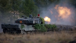 Ein Leopard-2-Panzer der deutschen Bundeswehr (Bild: AFP)
