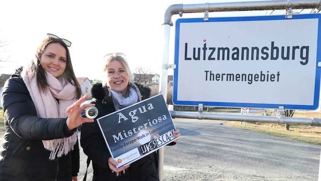 Nina Meran (li.) und Brigitta Pelzer freuen sich auf viele Detektive. (Bild: Judt Reinhard)