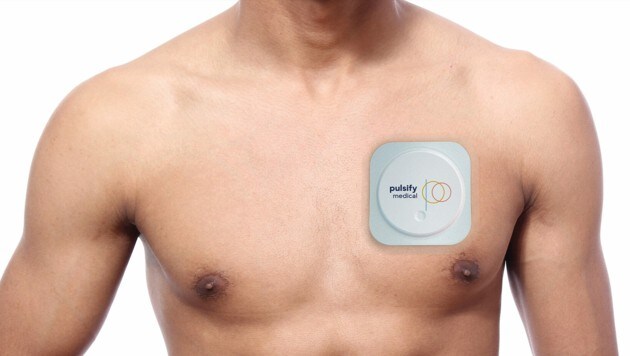 El parche compacto mide la actividad cardíaca (Imagen: pulse)
