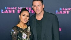 Salma Hayek und Channing Tatum sind gemeinsam in „Magic Mike‘s Last Dance“ zu sehen. (Bild: APA/AP Photo/Wilfredo Lee)