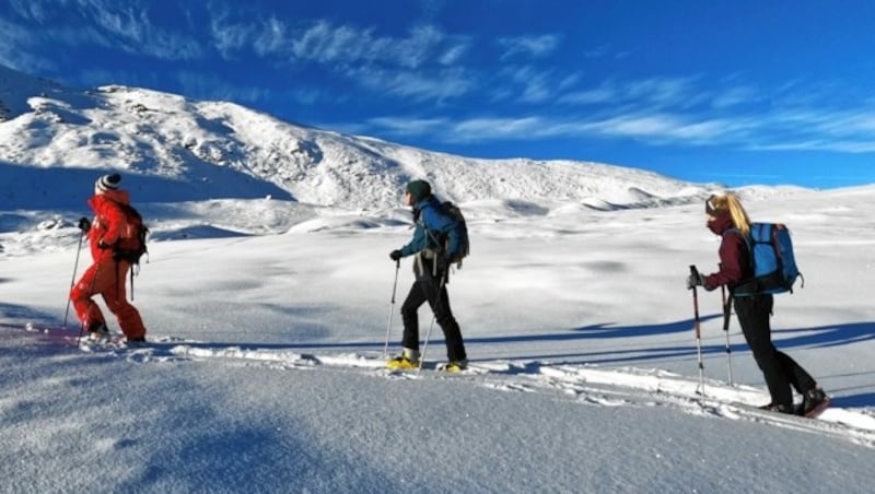 Tourenski-Gehen bietet sich in „Les 3 Vallées“ ideal an. (Bild: Chloe Charles)