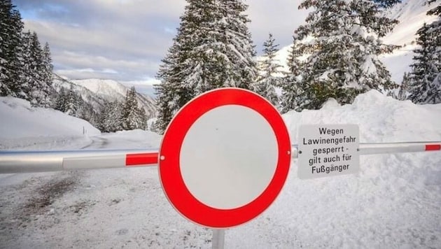 Die Planneralm wurde wegen Lawinengefahr ab Mittag gesperrt. (Bild: Instagram Planneralm )