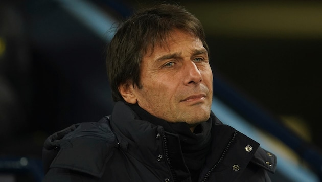 Der ehemailge Tottenham-Coach Antonio Conte (Bild: Associated Press)