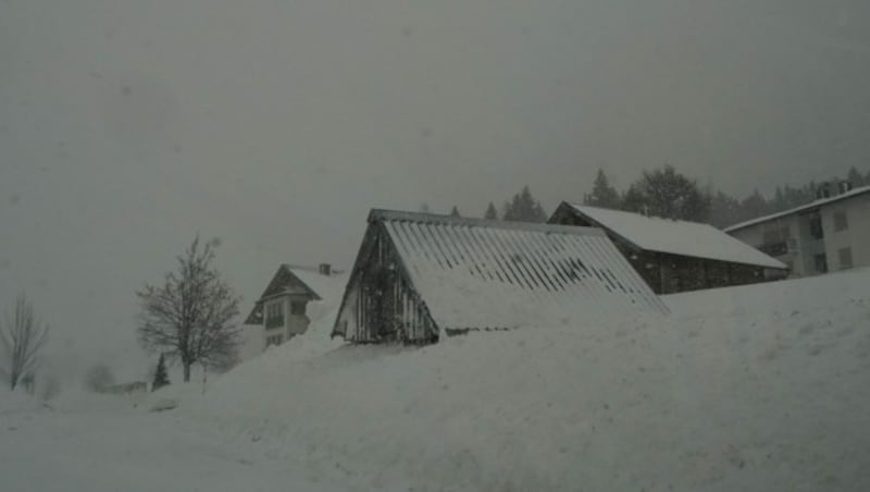 In der Ramsau fiel am 4. Februar binnen 24 Stunden mehr als 1 Meter Schnee. (Bild: Sepp Pail)