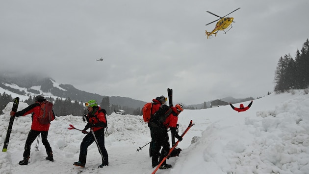 Auch in Fieberbrunn im Bezirk Kitzbühel kam es zu einem Lawinenabgang mit Verschütteten. (Bild: zoom.tirol)