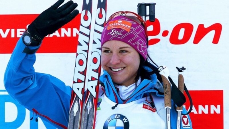 Katharina Komatz gewann in der Saison 2013/14 den Biathlon-Sprint in Pokljuka und schrieb damit Geschichte. (Bild: ANTONIO BAT)