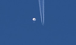 Der Spionageballon wurde über der Ostküste der USA abgeschossen.