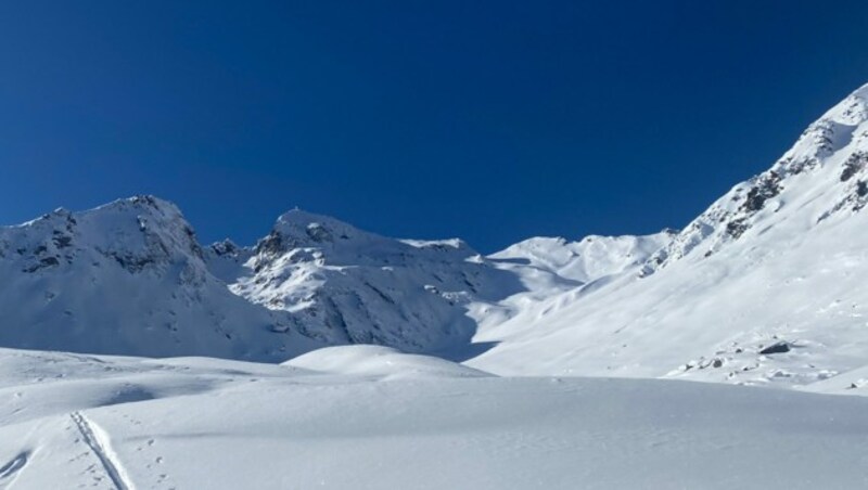 Auch in Längenfeld im Ötztal kam es zu einem tödlichen Lawinenunglück im Bereich des Innerberger Felderkogels. (Bild: zoom.tirol)