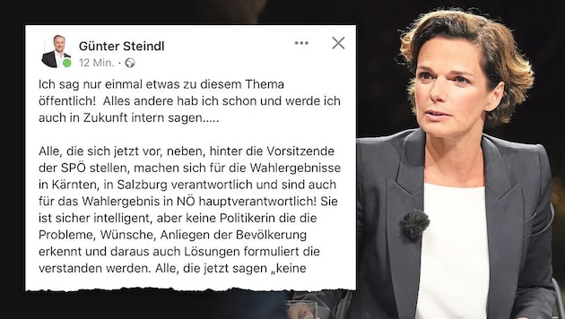 Rendi-Wagner bekommt gute Tipps von Günter Steindl. (Bild: Roman Zach-Kiesling; zVg; Krone KREATIV)