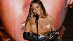 Sängerin Beyoncé knackte mit 32 Auszeichnungen den absoluten Grammy-Rekord. (Bild: APA/Getty Images via AFP/GETTY IMAGES/KEVIN WINTER)