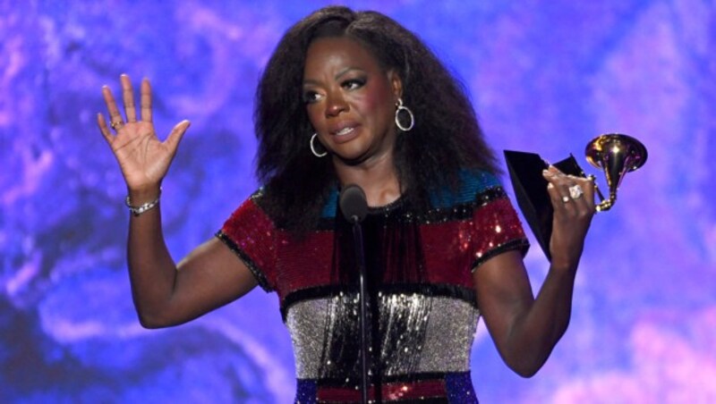 Viola Davis wurde Sonntagabend mit einem Grammy ausgezeichnet und erlangte damit „EGOT“-Status. (Bild: APA/Getty Images via AFP/GETTY IMAGES/KEVORK DJANSEZIAN)