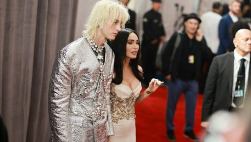 Die Looks von Machine Gun Kelly und Megan Fox waren von Romeo und Julia inspiriert. (Bild: APA/Getty Images via AFP/GETTY IMAGES/Matt Winkelmeyer)