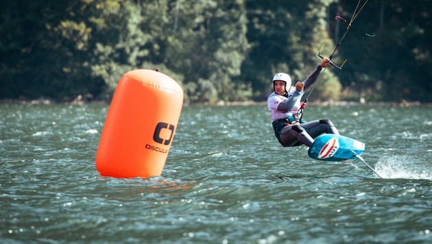 Österreichs Kitefoil-Hoffnung Valentin Bontus (Bild: APA/IKA/ALEX SCHWARZ)