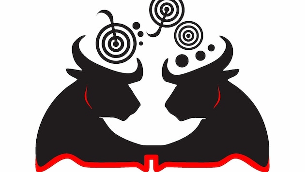 Dieses Logo eines sardischen Winzers soll jenem von Red Bull zum Verwechseln ähnlich sehen. (Bild: facebook.com/cantinamuggittu)