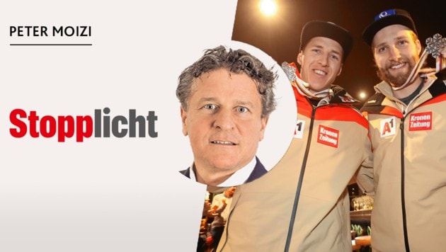 „Krone“-Sportchef Peter Moizi schreibt über die „beste Antwort“ der ÖSV-Athleten bei der Ski-WM. (Bild: Birbaumer Christof, "Krone")