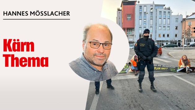 „Kärntner Krone“-Chefredakteur Hannes Mößlacher diskutiert in seinem „KärnThema“ das aktuelle Geschehen im südlichsten Bundesland. (Bild: Jennifer Kapellari, Uta Rojsek-Wiedergut, Krone KREATIV)