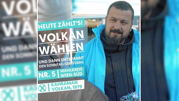 2017 warf sich der Ex-Kicker für Sebastian Kurz im Süden Wiens in die Wahlschlacht. (Bild: zVg, Krone KREATIV)