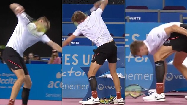 Alexander Bublik schmiss völlig die Nerven weg. (Bild: Twitter.com/Tennis TV)