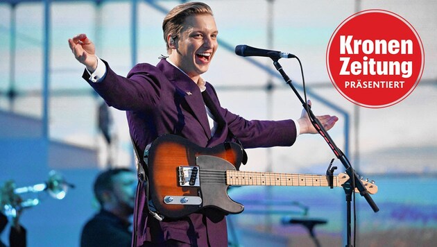 Von „Budapest“ aus auf den Pop-Thron: die Karriere von George Ezra ist unaufhaltsam im Steigen begriffen. (Bild: Jeff J. Mitchell, Krone KREATIV)