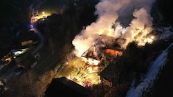 Das Anwesen in Schlierbach wurde völlig vernichtet (Bild: fotokerschi.at)
