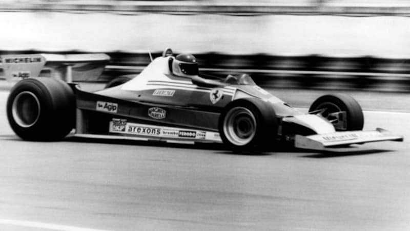 Carlos Reutemann, hier noch in seinem Ferrari im Jahr 1978. Später wechselte er zu Lotus und 1980 weiter zu Williams. (Bild: APA/AFP/NOTICIAS ARGENTINAS)