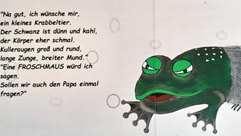 Die Froschmaus aus „Immer bin ich so allein“. (Bild: zVg)