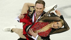 Roman Kostomarov und Partnerin Tatjana Navka (Bild: Daniel Dal Zennaro / EPA / picturedesk.com)
