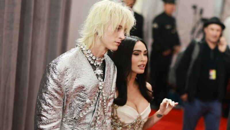 Machine Gun Kelly und Freundin Megan Fox bei dem Grammys im Februar 2023 (Bild: APA/Matt Winkelmeyer/Getty Images for The Recording Academy/AFP)