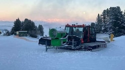 An dieser Stelle transportierte die Pistenraupe eine Schneekanone und es kam zum Drama. (Bild: zVg)