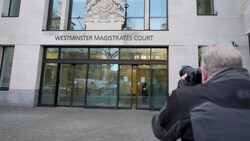Die Verhandlung fand im Westminster Magistrates Court in London statt. (Bild: AP)